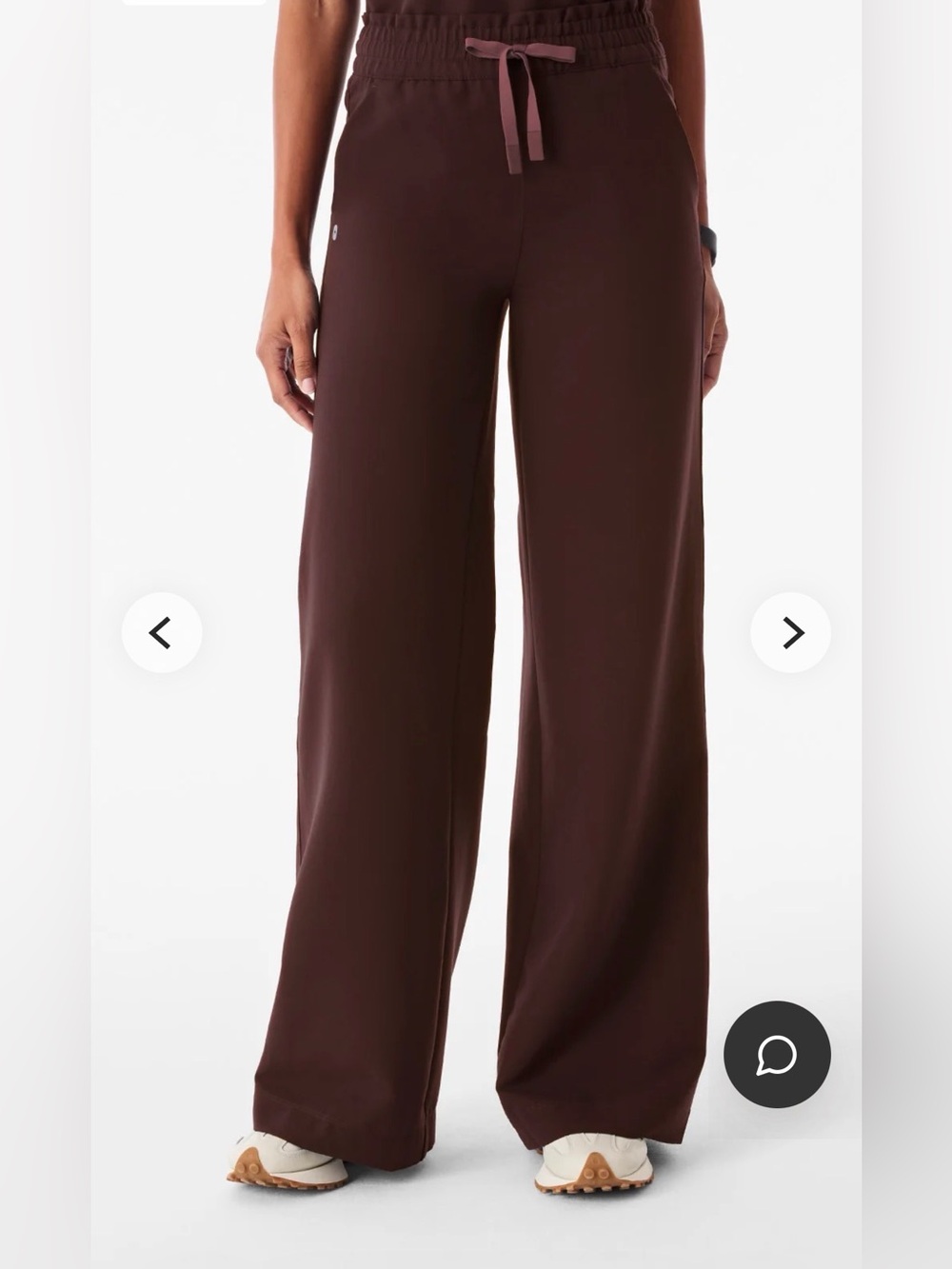 NWT Allison Ultra Wide Leg scrub pants - Espresso X-Small